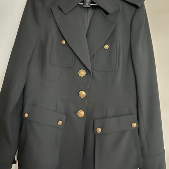 Smthye Offiicers Jacket in Black - Picture 1 of 6